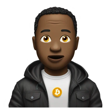 Musk eating bitcoin sticker