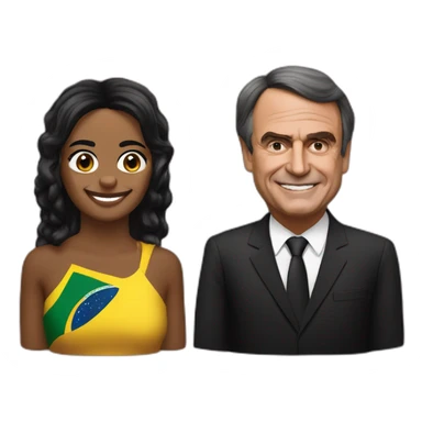 bolsonaro e lula brazil sticker