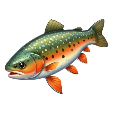 Brook trout sticker