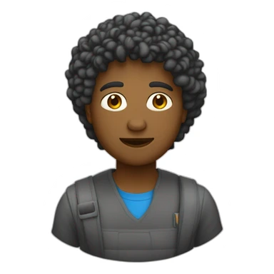 un persoone panique qui n' a pas fait ses devoirs sticker