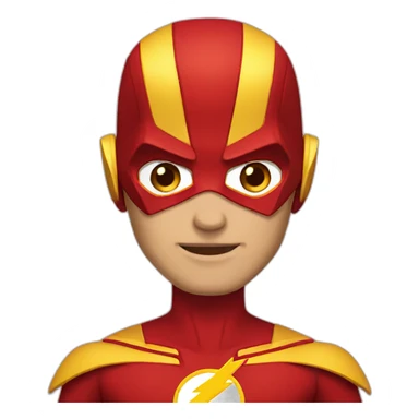 Flash barry allen costume sticker