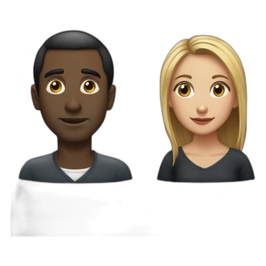 Eric Zemmour in a relationship with a black person of color sticker