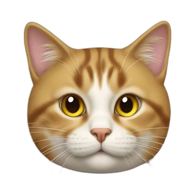 Cat qui mange un canard sticker