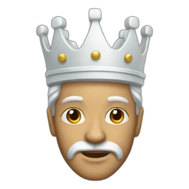 white king sticker