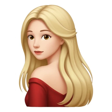 Woman with a big back sticker