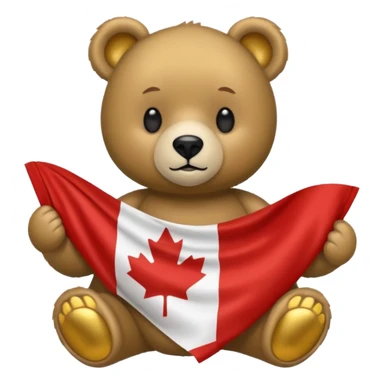 california and canadian flag merged bring more aspects of califonia sticker