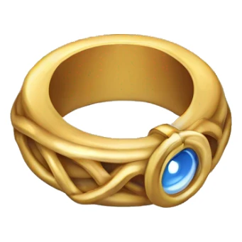 Two rings together emoji sticker