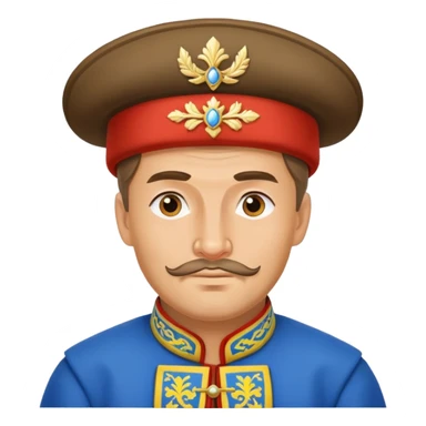  Ukraine man cosaks sticker