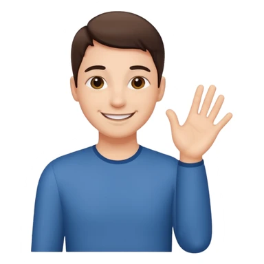 person patting themself on the back sticker