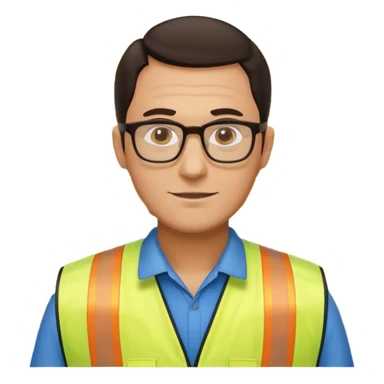 Walmart worker odp has a gotea wheres glasses yellow safety vest and hes 40 thin guy with dark hair sticker