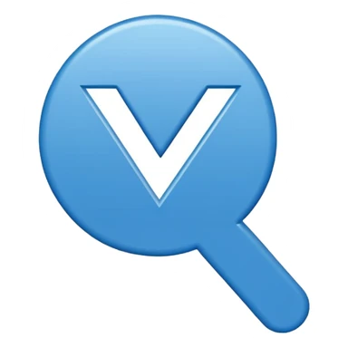 blue verification checkmark, simple, clean, iconic, no text sticker