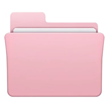 pastel pink empty folder aesthetic sticker