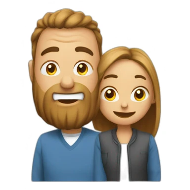 Un mec et une meuf qui s'embrassent passionnément sticker