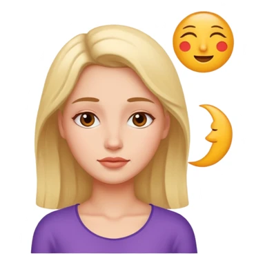 mujer soñando sticker