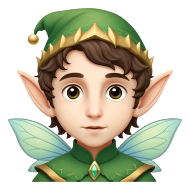 Timothy’s chalamet as a tiny elf fairy creature  sticker