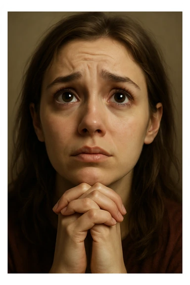 face with pleading eyes sticker