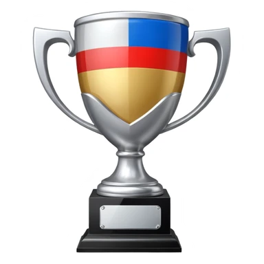 russia sport silver sticker