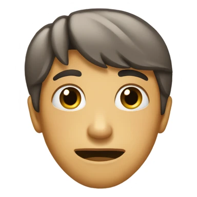 A face when you are told something awkward but you still want to be nice sticker