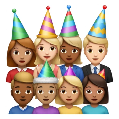 people with hats sticker