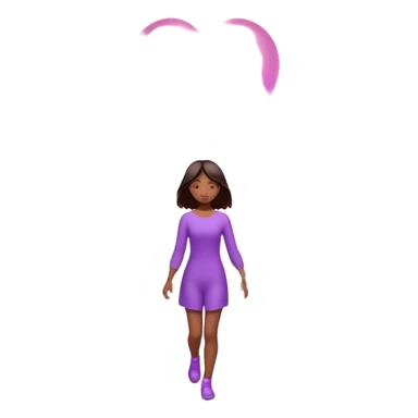 
A small figure walks across a glowing bridge, holding soft pink and purple orbs in each hand—symbolizing compassion and forgiveness. A gentle heart aura trails behind them, showing healing in motion. sticker