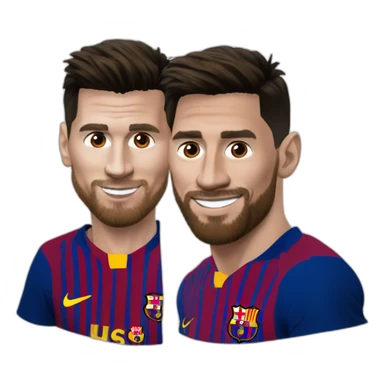 Lionel Messi sur Ronaldo sticker