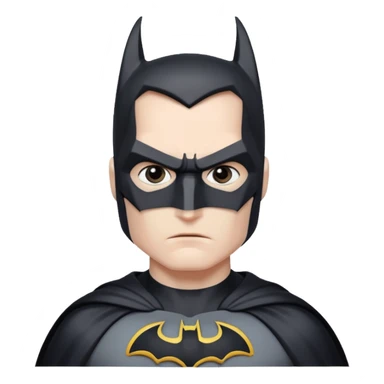 Batman looking serious sticker