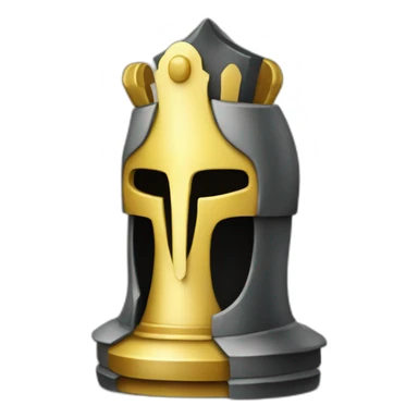 Chess knight sticker