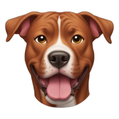 Clifford the big red pit bull sticker