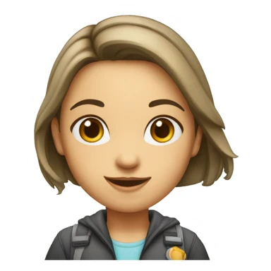 ÉCOLE CP FILLE   QUI EST CON sticker