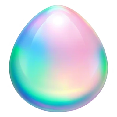 Cinematic Realistic Opal Emoji, Mystical and iridescent, with shifting colors of blue, green, and pink that dance across the smooth, milky surface. The gem’s unique play of light creates a mesmerizing, fluid effect, while a soft, glowing halo surrounds the stone. Soft glowing outline, capturing the essence of magic and mystery in a radiant opal. sticker