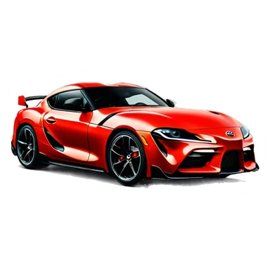 GR Toyota Supra sticker
