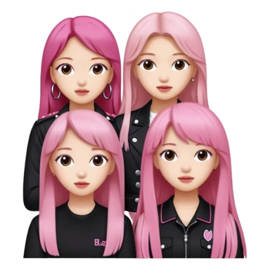 BLACKPINK 4 people sticker