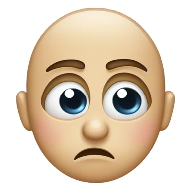 Pouty teary eyed  sticker