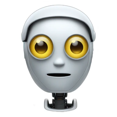 Ai robot viewing report sticker