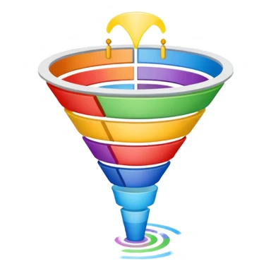 sales funnel 5 sticker