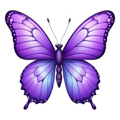 Borboleta lilás  sticker