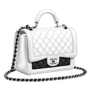 black and white le boy chanel bag sticker