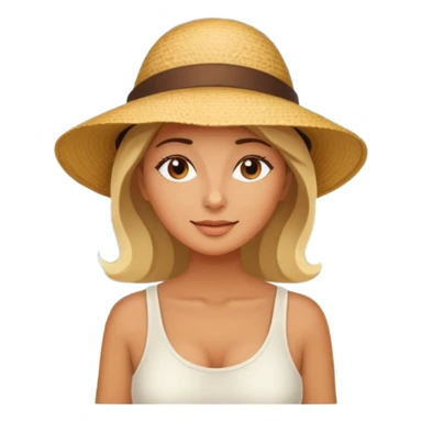 chica relajandose en un paisaje bonito sticker