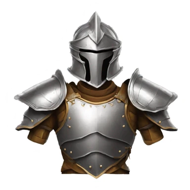 animated armor from Dungeons & Dragons super realistic sticker
