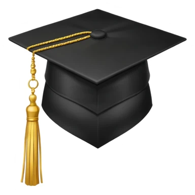 birrete de graduación sticker