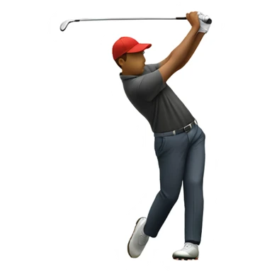 Golfer hitting a shank sticker