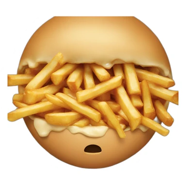 Poutine qui embrasse Donald Trump sticker