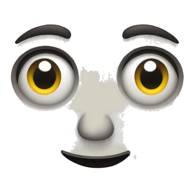 eye roll with smile sticker