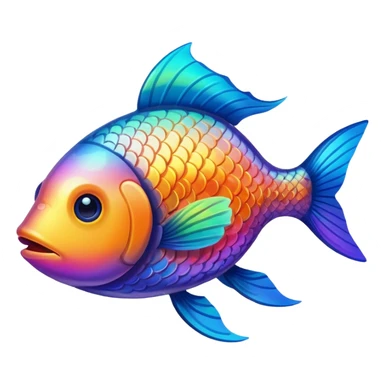 Fly high fish sticker