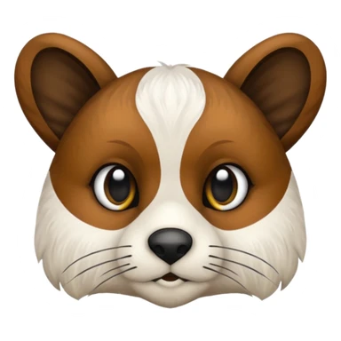 Un chien de chasse, elagneul breton assis  sticker