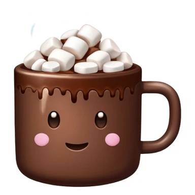 cocoa with marshmallows sticker