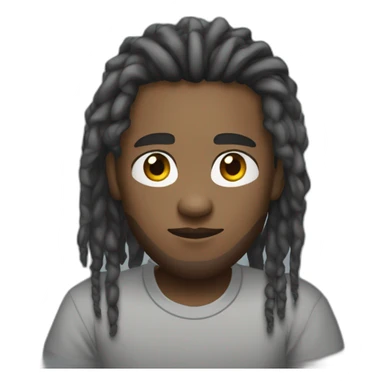young black male with black long length dreadlocks with middle part and brown eyes and a shadow beard, wearing grey T-shirt,while having crossed arms and having silver rolex on wrist sticker
