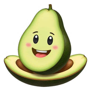 Casa de Infonafit con un aguacate con pies  brazos sticker