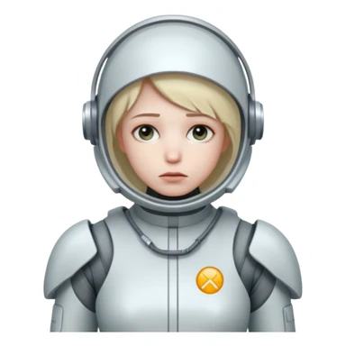 person trapped in algorism with sad face sticker