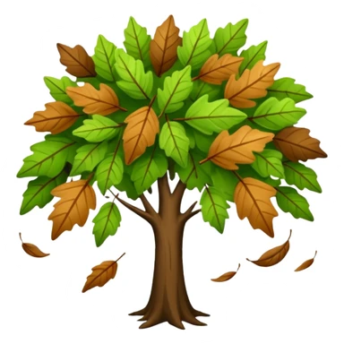 Folhas de árvore soltas caindo/voando sc(sem a árvore) sticker